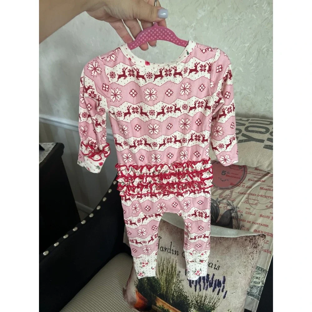 Sweethoney Christmas sleeper girls‎ size 12 months